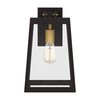 Quoizel Amberly Grove 1-Light Western Bronze Outdoor Wall Lantern AMBL8408WT